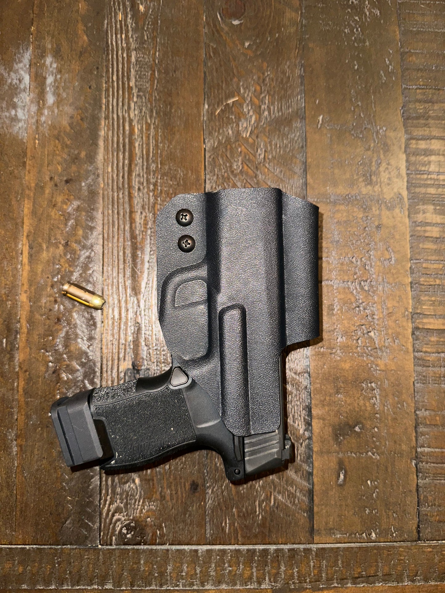 Custom Kydex holster for the P365x and standard